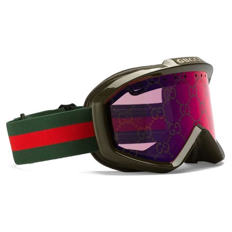 gucci supreme ski goggles|gucci ski goggles green.